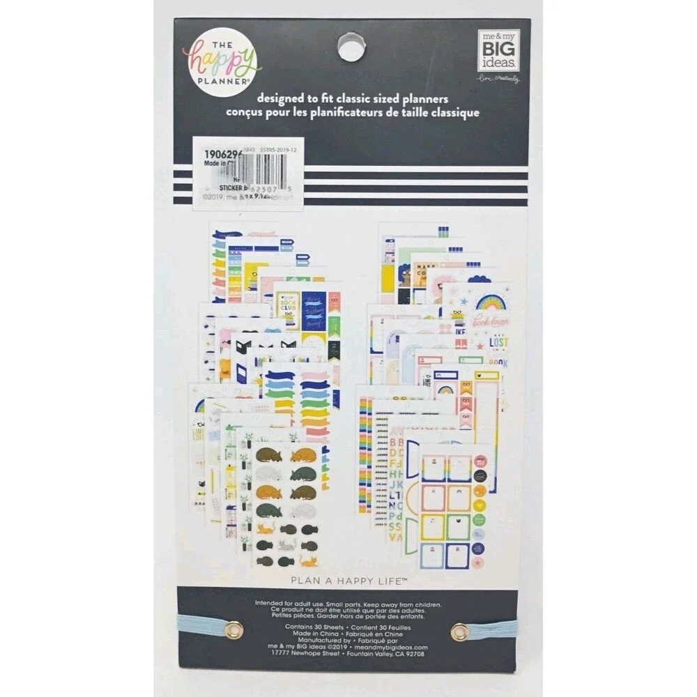 Me & My Big Ideas The Happy Planner Sticker Books - YOU Choose! New